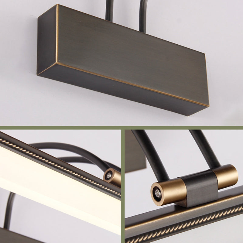 BowLift | Swivel Arm Bathroom LED Mirror Light Acrylic Minimalist Vanity Wall Light Decor