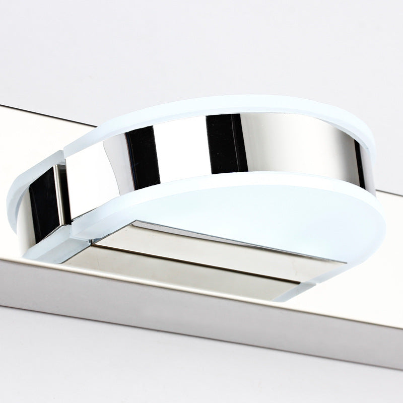 BowLift | Geometric Wall Lamps Contemporary Metal Nickel Finish LED Wall Lighting