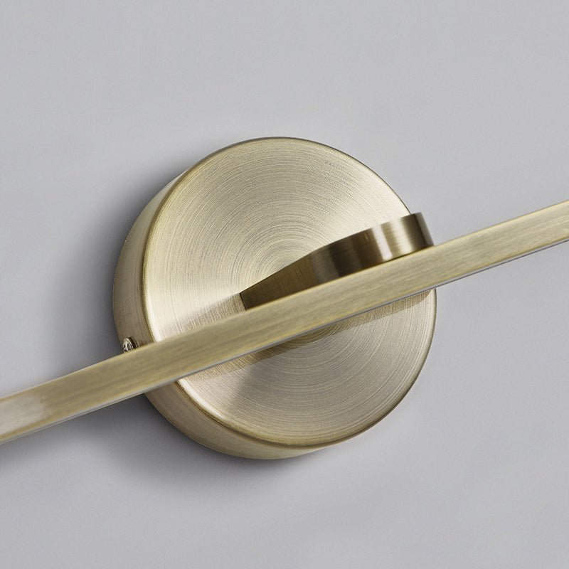 BowLift | Elliptical Metal LED Wall Lamp Simple Style Vanity Wall Lamp Fixture for Bathroom