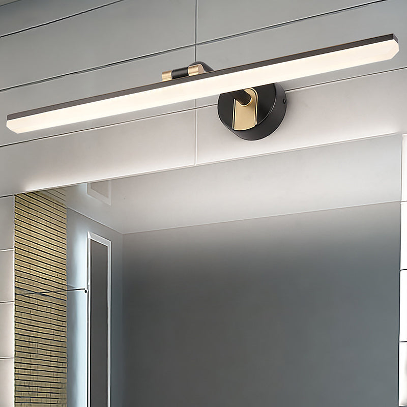 BowLift | Swing Arm LED Bathroom Light Minimalism Acrylic Wall-Mounted Vanity Light for Bathroom