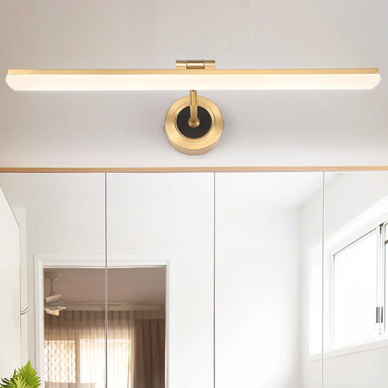 BowLift | Swing Arm LED Bathroom Light Minimalism Acrylic Wall-Mounted Vanity Light for Bathroom