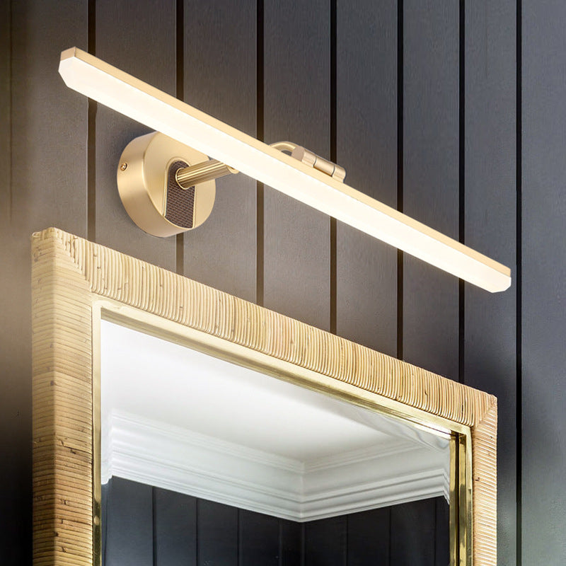 BowLift | Swing Arm LED Bathroom Light Minimalism Acrylic Wall-Mounted Vanity Light for Bathroom