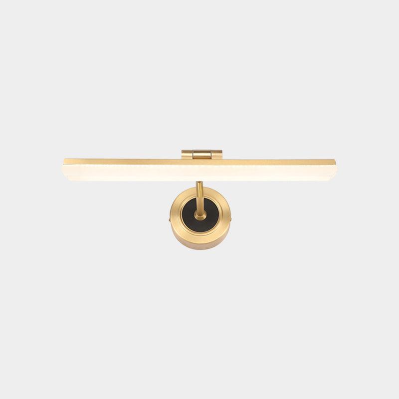 BowLift | Swing Arm LED Bathroom Light Minimalism Acrylic Wall-Mounted Vanity Light for Bathroom