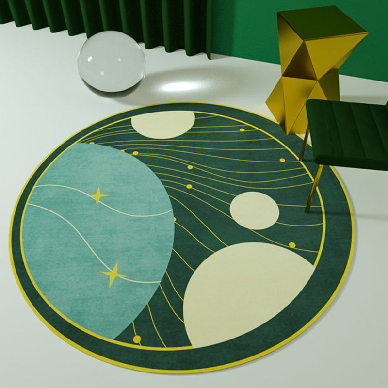 BowLift | Casual Color Block Carpet Multicolor Polypropylene Area Rug Non-Slip Backing Pet-Friendly Easy Care Indoor Rug for Room