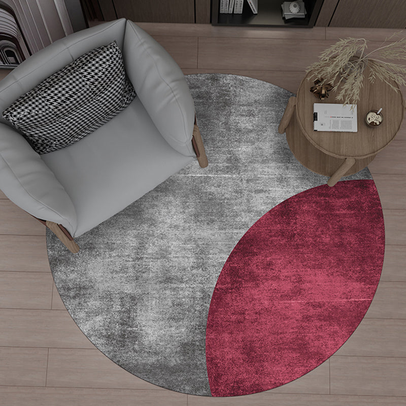 BowLift | Casual decorative carpet Multicolor color block area rug Synthetic non-slip pet-friendly washable indoor rug