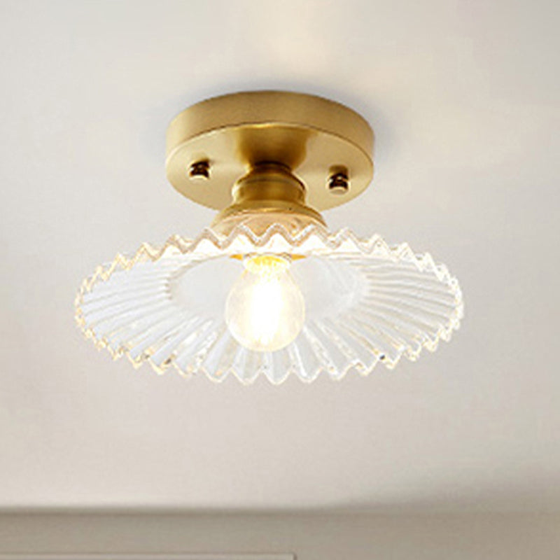 BowLift | Ceiling Light Vintage Glass Flushmount Fixture