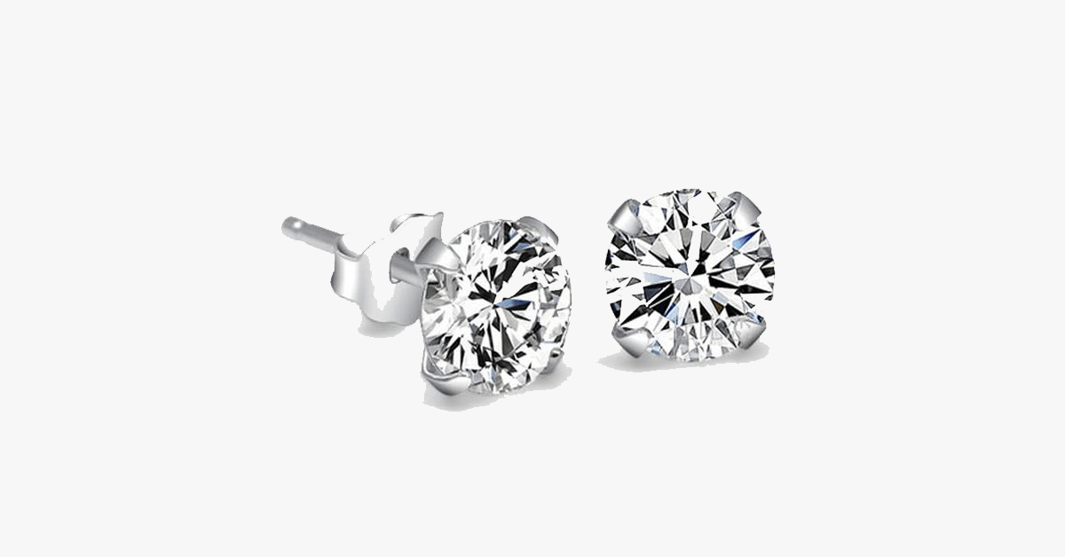 BowLift | Crystal Stud Earrings - 4mm