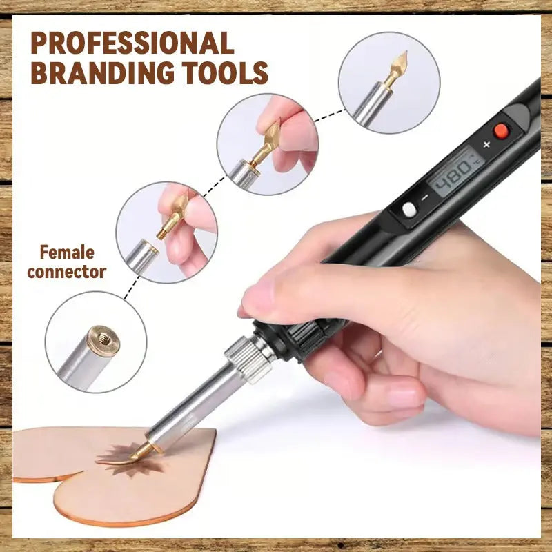 BowLift | 26/58-piece Letter Copper Embossing Set for DIY Wood and Leather Engraving