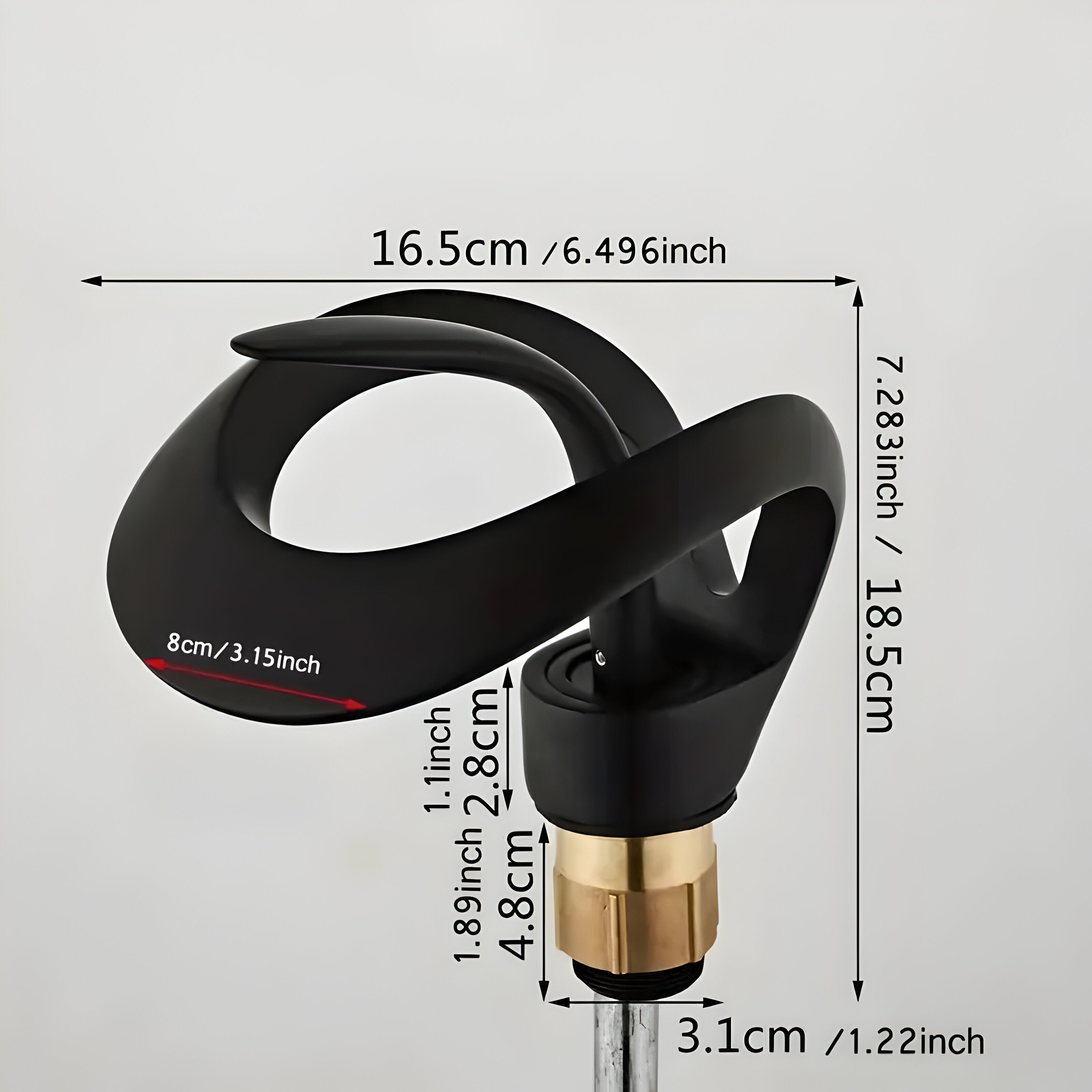 BowLift | AquaGleam – Minimalist Bathroom Basin Tap