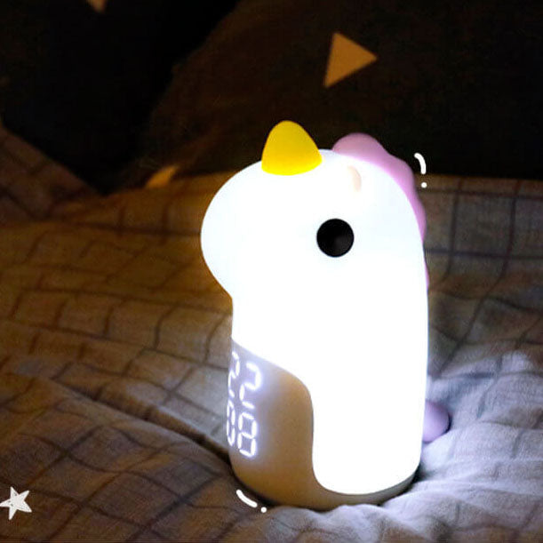 BowLift | Unilora DreamLight Alarm Clock | Unicorn Design | Timer & LED Night Light | Nursery Decor