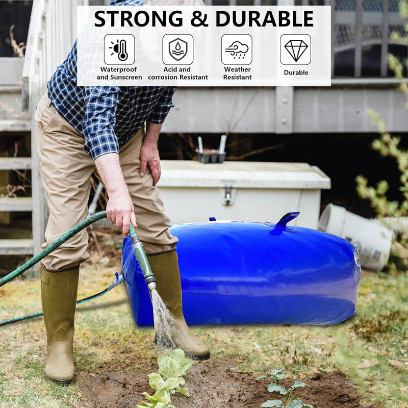 BowLift | 1000L/264 Gallon Water Storage Bladder Large Capacity PVC Water Storage Container Emergency Water Tank