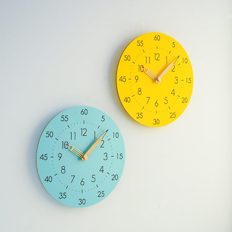 BowLift | Learning Time Children's Room Silent Wall Clock