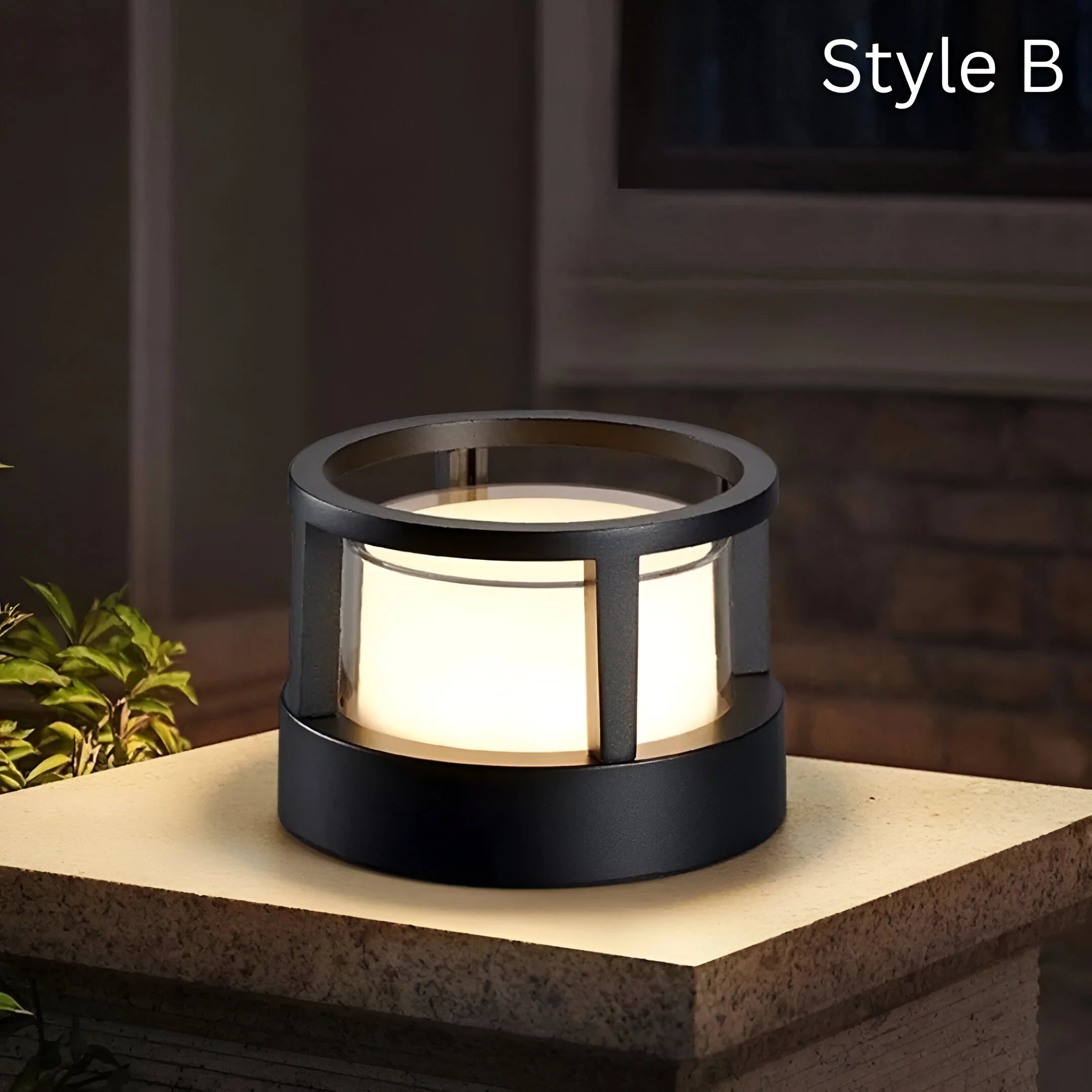 LumePost – Cylindrical Garden Floor Lamp