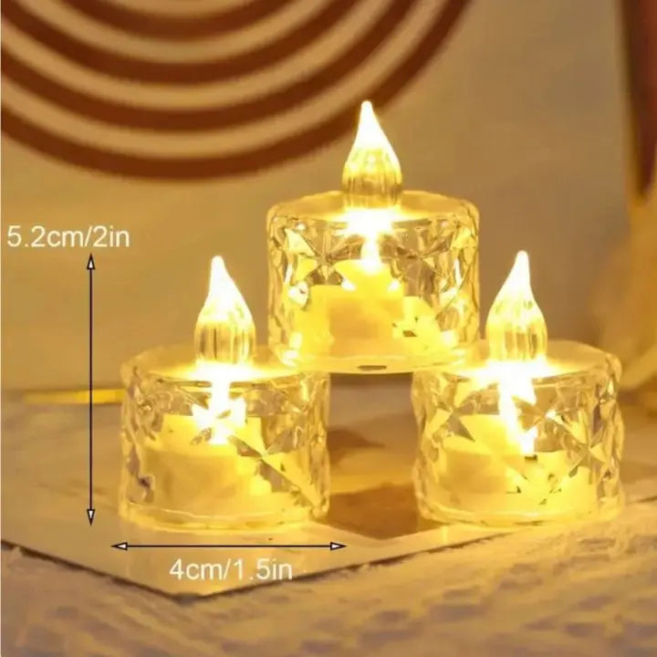 BowLift | Crystal LED Candle – Flameless, Safe & Stylish