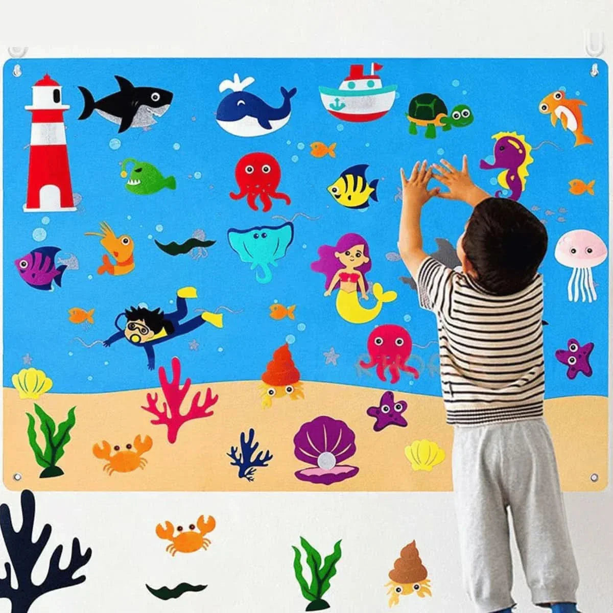 BowLift | ANIMAL FELT BOARD – Felt board for creative & screen-free learning from 3 years old
