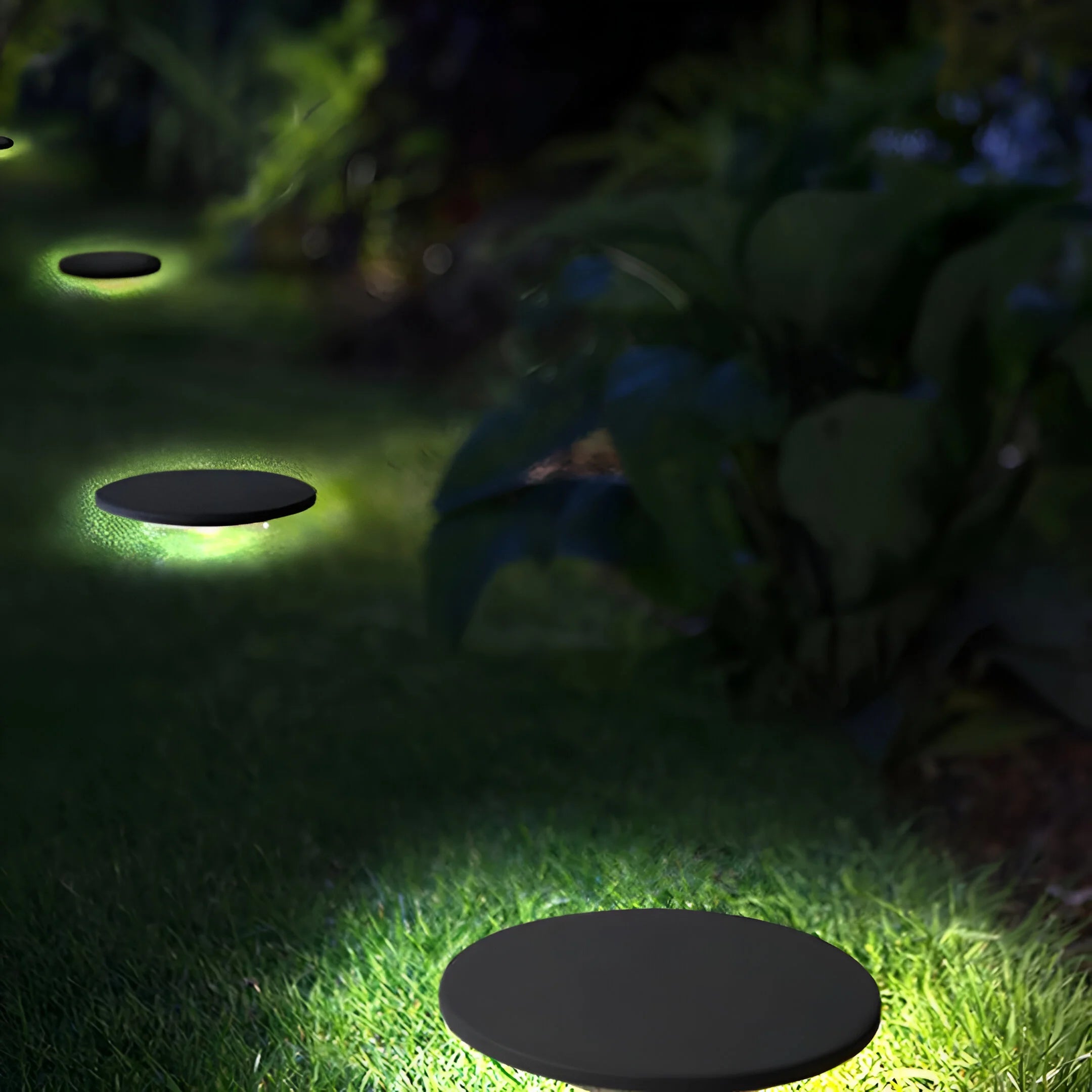 LumeDisc – Solar Round LED Garden Light