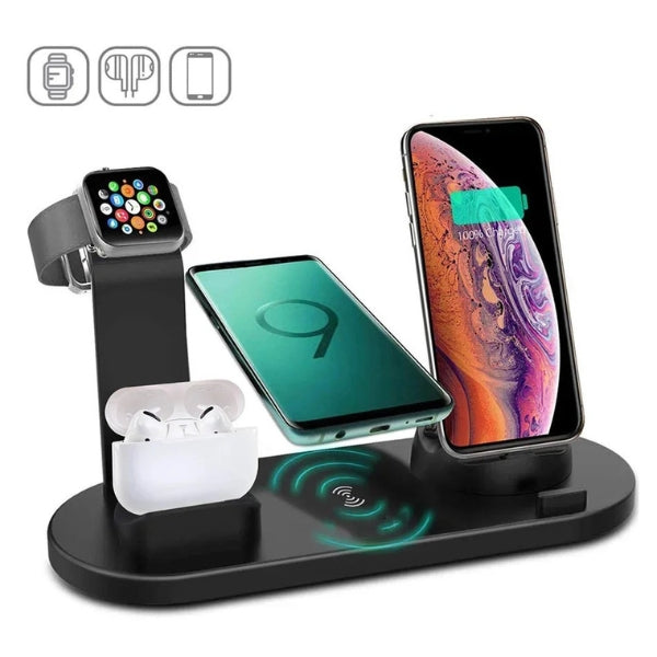 BowLift | 7-in-1 Wireless Charging Station with MagSafe & CryoBoost – Fast & Efficient Charging for iPhone, Apple Watch, and More