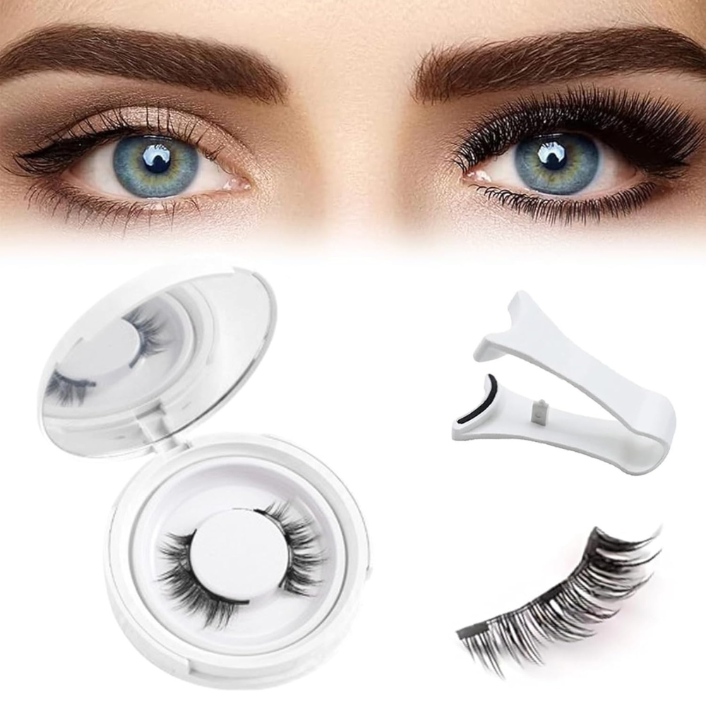 BowLift | Reusable Magnetic Eyelash and Tweezers Set – No Glue Required