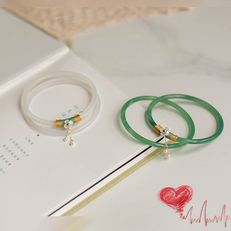 BowLift | Fine Jade Bangle Bracelets