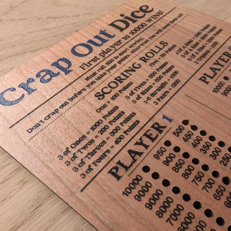 BowLift | Crap Out Dice Scoreboard