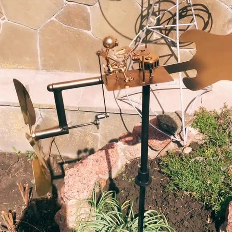 BowLift | Handmade Metal Drummer Windmill