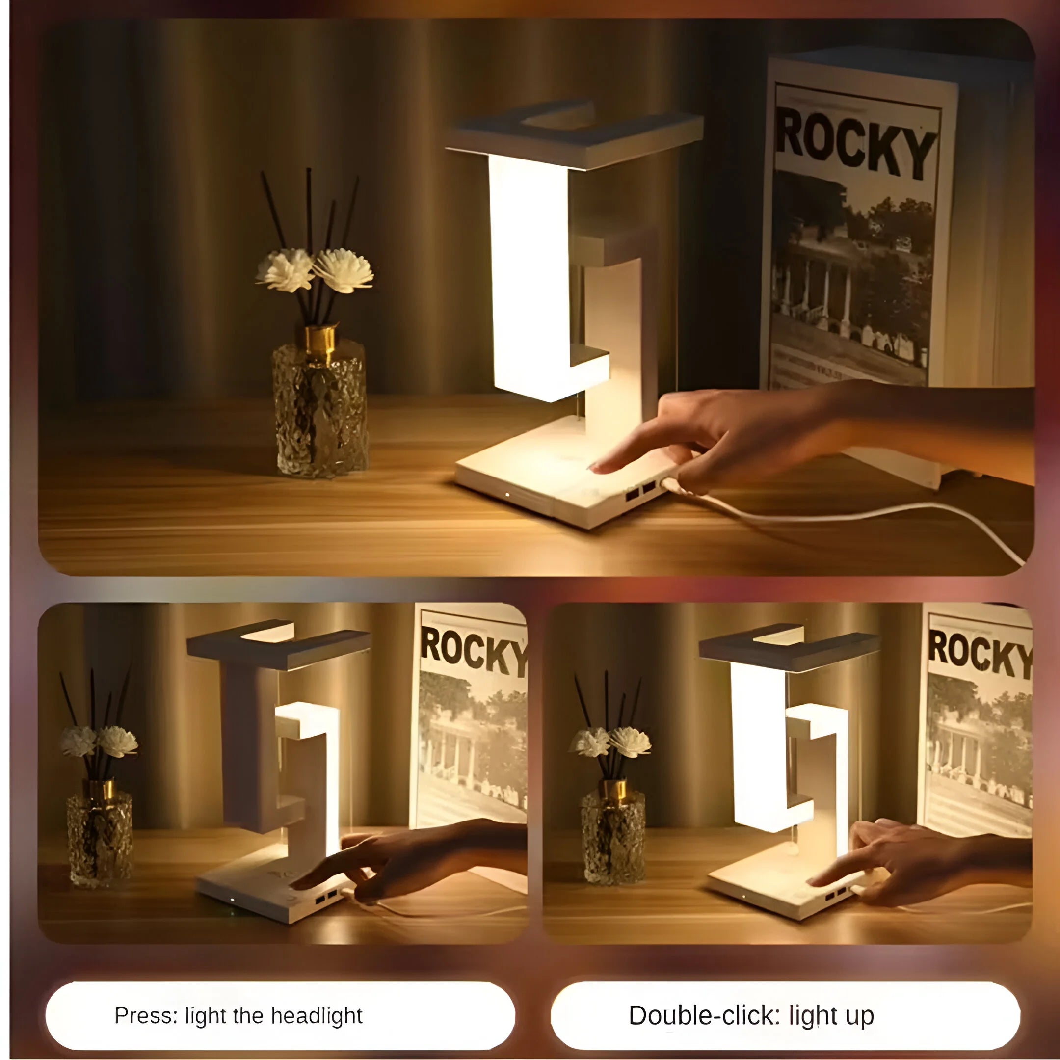 MagnaGlow – Suspended Balance Table Lamp