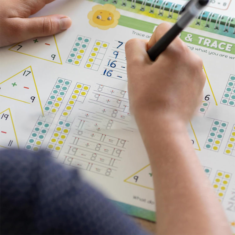BowLift | Reusable ribbed handwriting workbooks