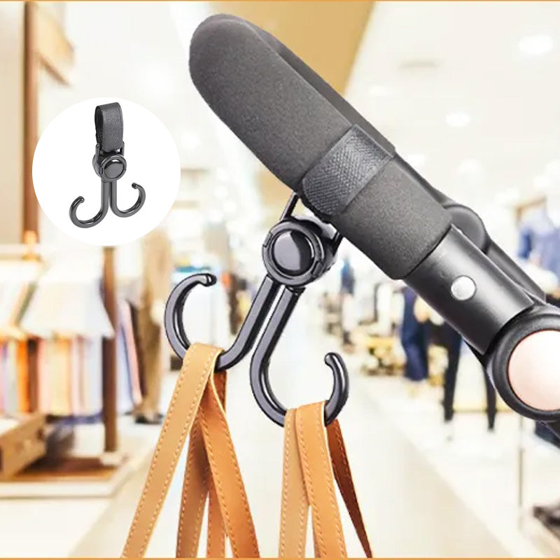 BowLift | Baby Stroller Hooks for Hanging Diaper Bags