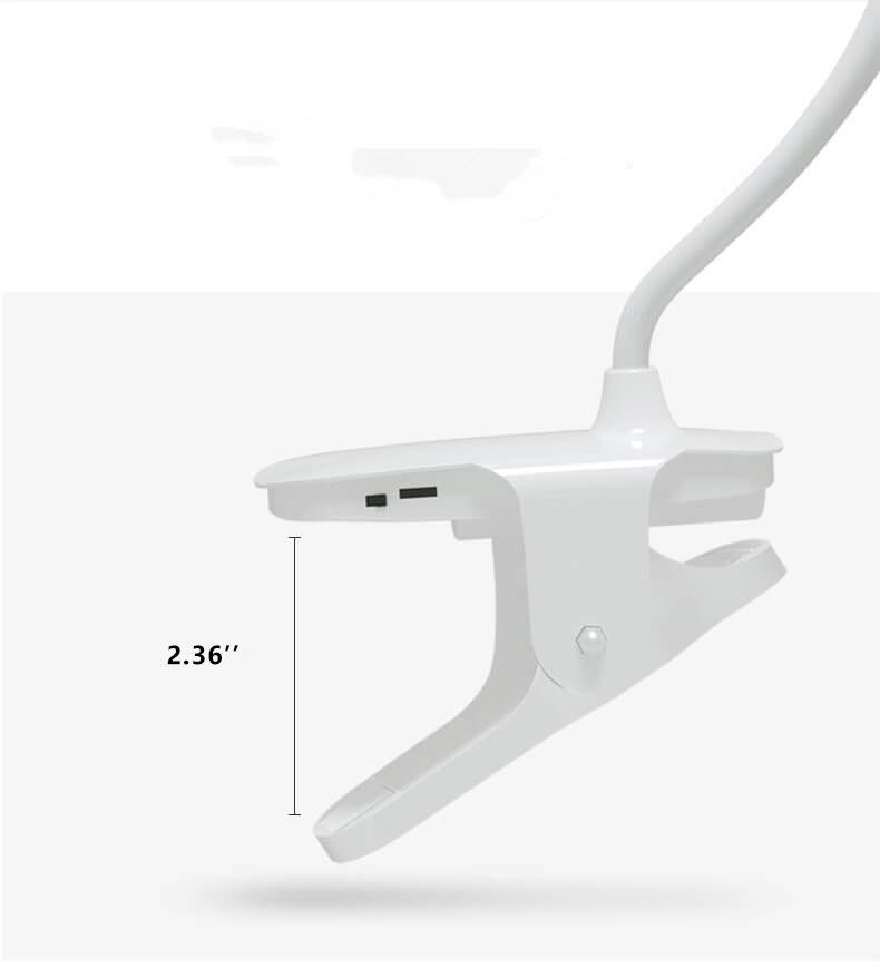 BowLift | Simple LED Clip Desk Lamp rechargeable Eye Protection Night Light
