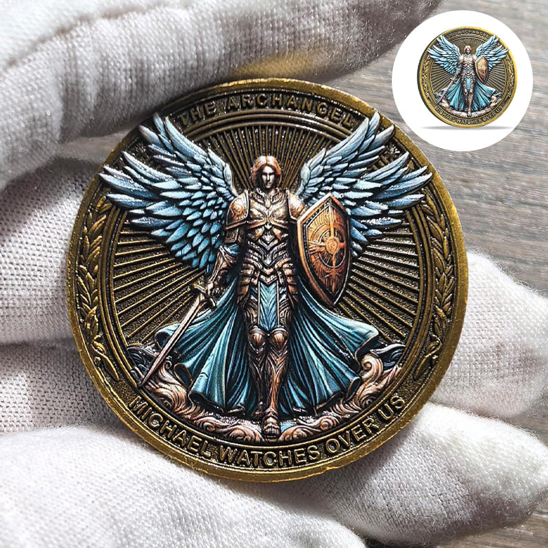 BowLift | The Archangel Michael watches over us Challenge Coin