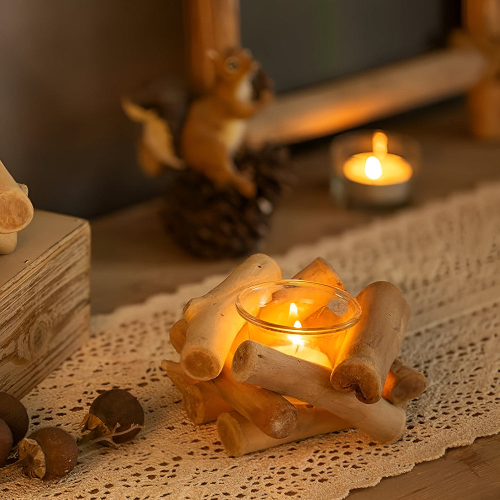 BowLift | Driftwood Haven Candle Holder