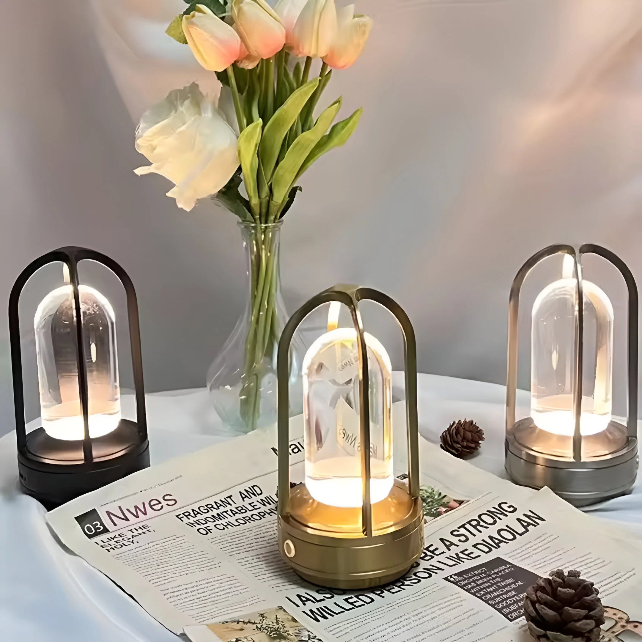 LumeGlow – Modern Wireless Dimmable Table Lamp
