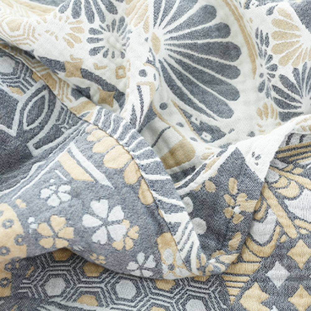 BowLift | Joyful Haven Four-Layer Cotton Blanket