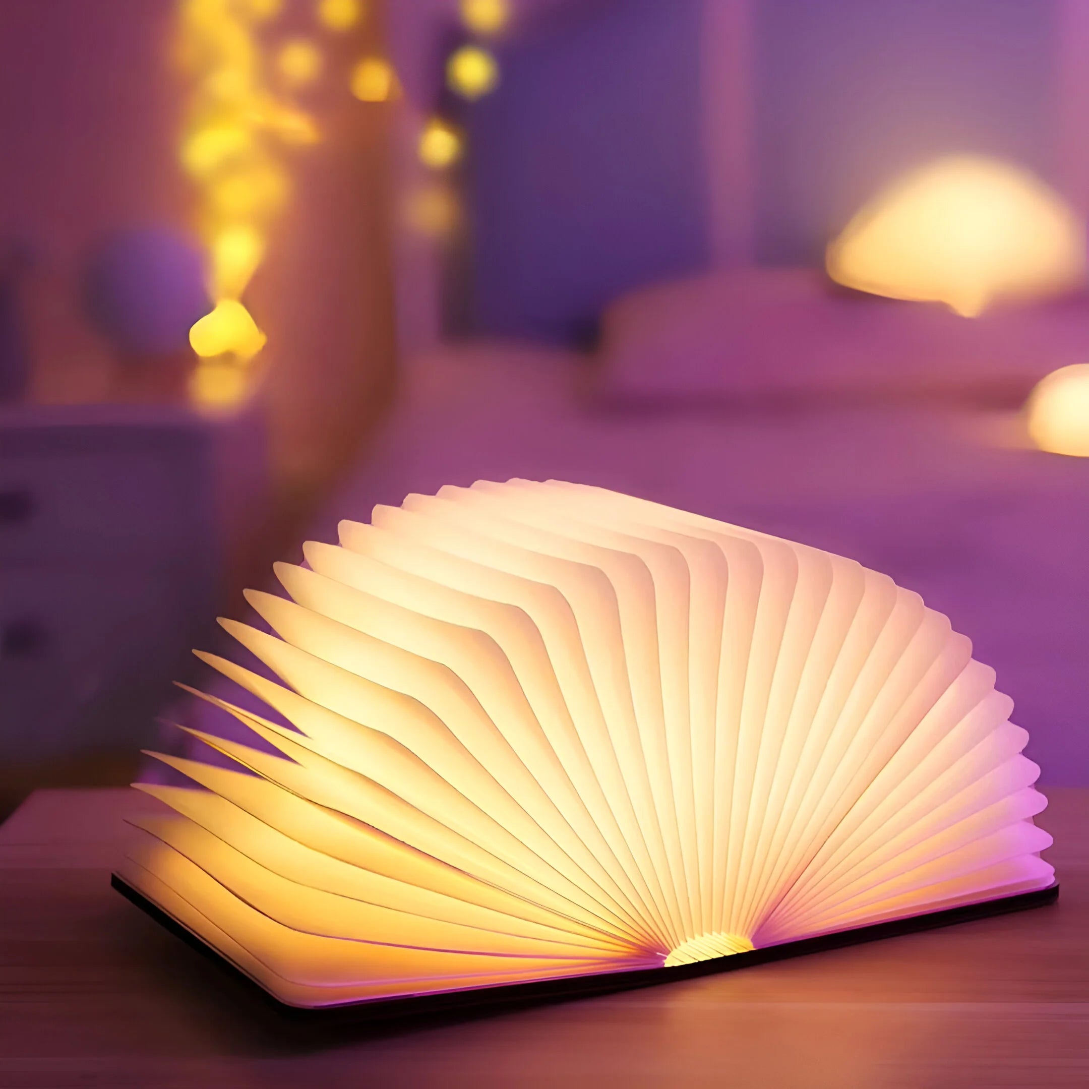 LumiVerse – Book-Inspired Table Lamp