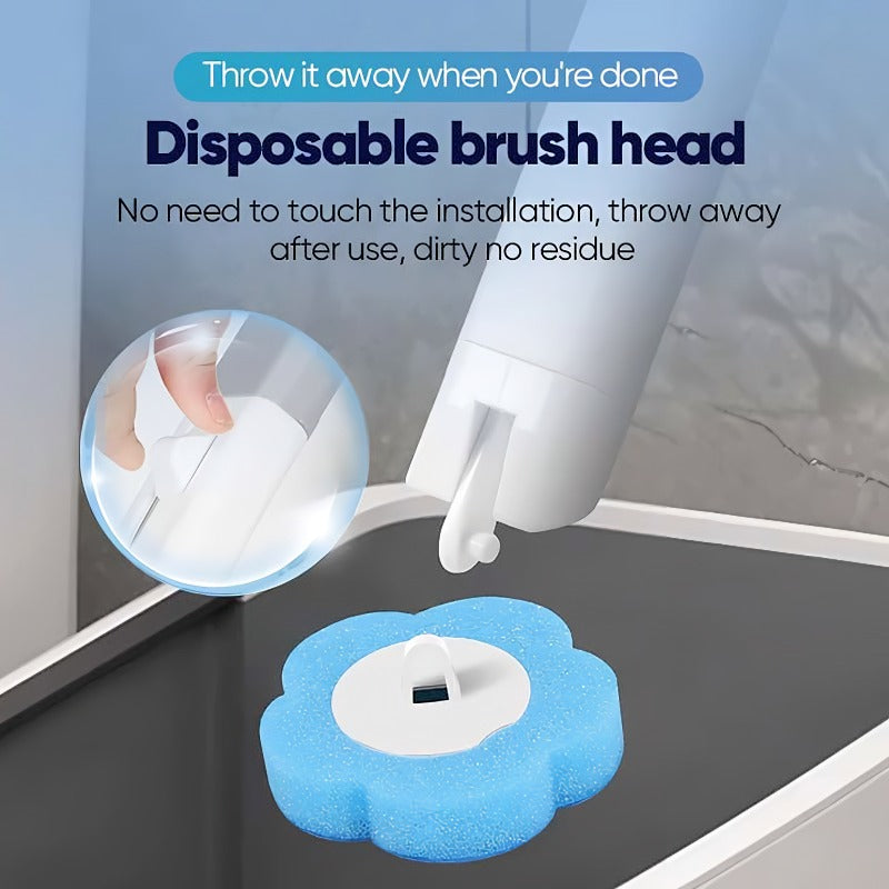 BowLift | Disposable sponge head toilet brush