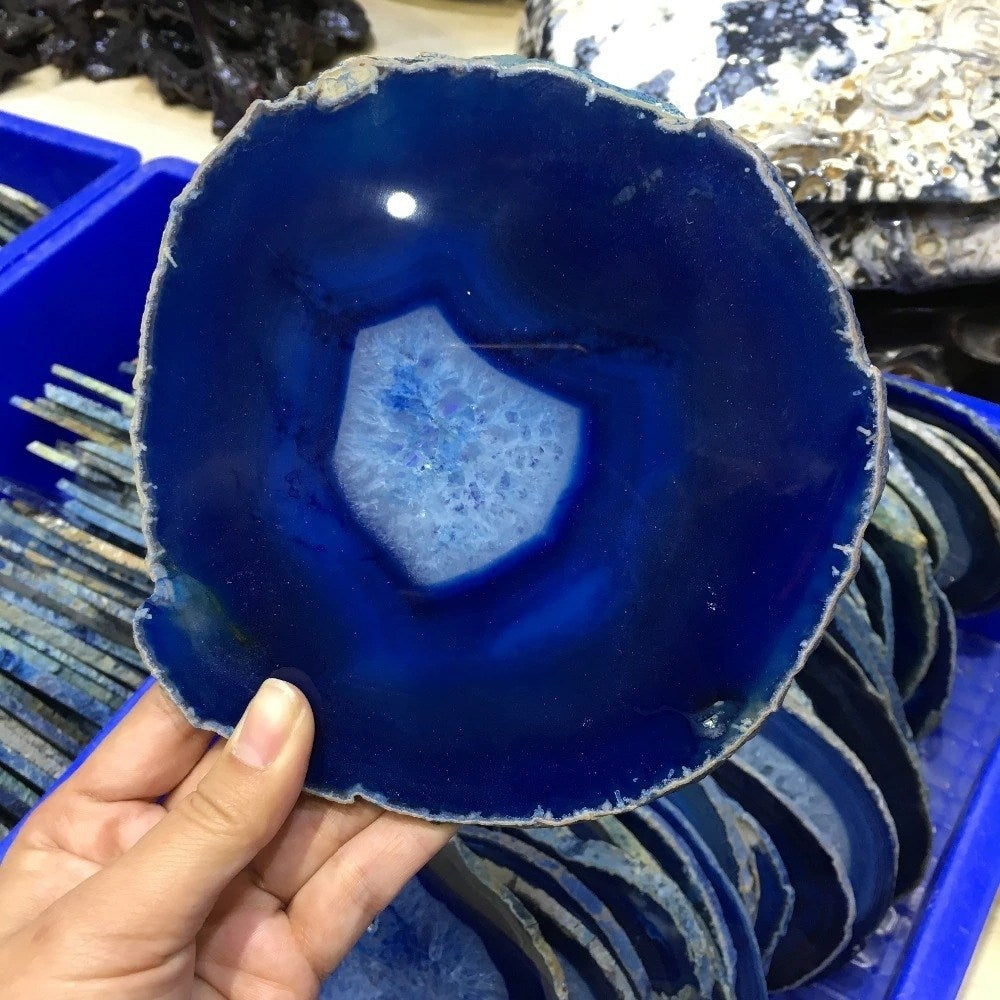 BowLift | Blue Agate Crystal Disc