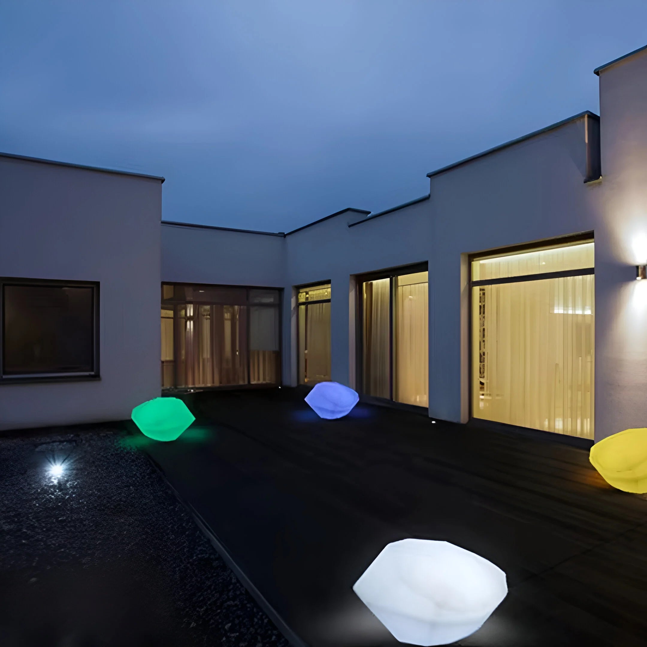 LumiRock – Solar LED Garden Stone Light