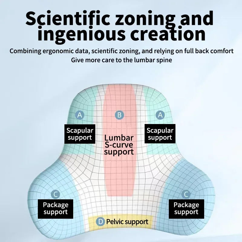 BowLift | Ergonomic Memory Foam Lumbar Support Pillow