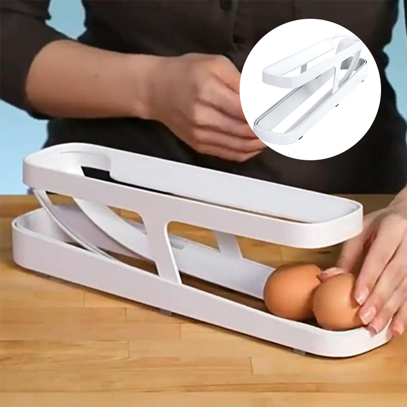BowLift | Automatic Scroll Egg Holder Storage Box