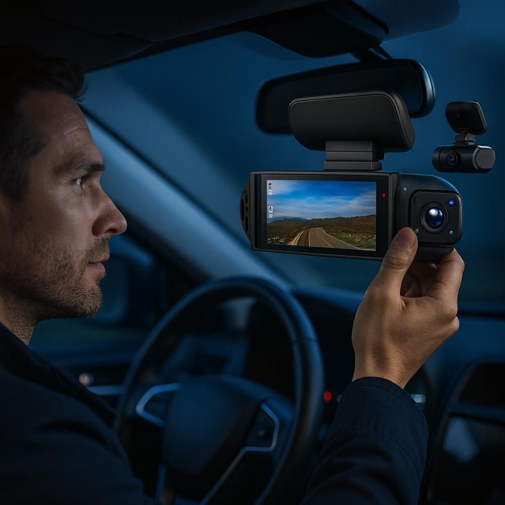 BowLift | Dash Cam Dual Camera 1080p Night Vision Wide Angle Car DVR