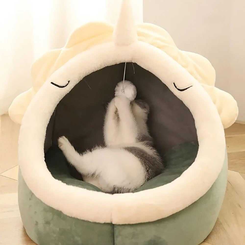 Soft Indoor Cat Cave Bed