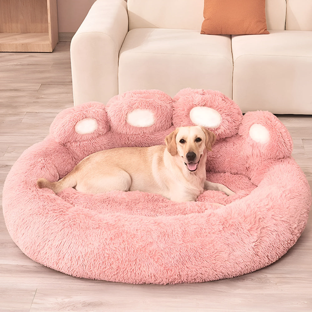 BowLift | Furry Paw-Shaped Pet Bed