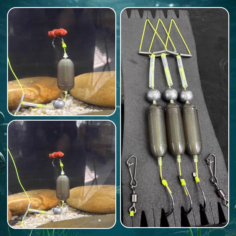 BowLift | 3 hooks Anti-drift bottom fishing rig
