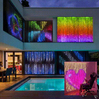 BowLift | Color Waves LED Curtain Sync Lights