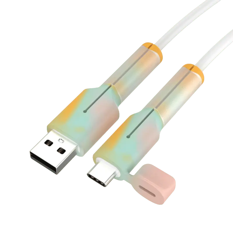 BowLift | 2-pack silicone charging cable pRedector with dust cap