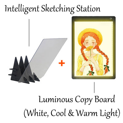 BowLift | Intelligent Reflection Drawing Board With APP Control, For Adults, Kids, Home, School & Office