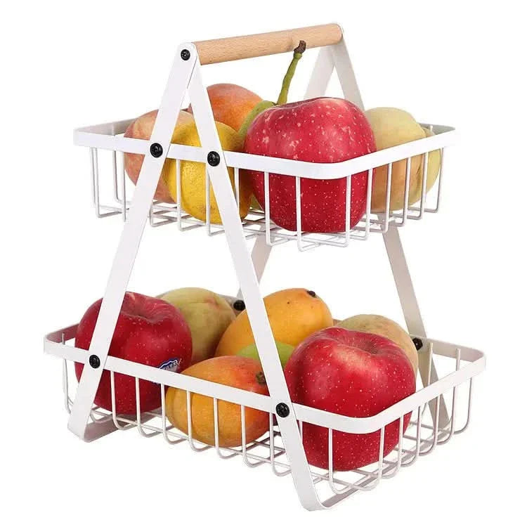 BowLift | 3-Tier Metal Fruit Basket for Kitchen Counter