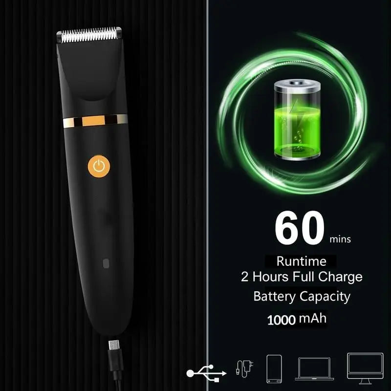 BowLift | 3-in-1 Electric Razor for Men – Precise Grooming in the Intimate & Body Area