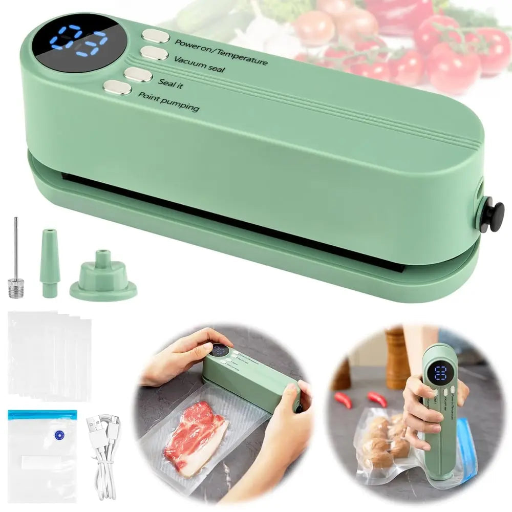 BowLift | 3-in-1 cordless mini vacuum sealer – keep food fresh & more