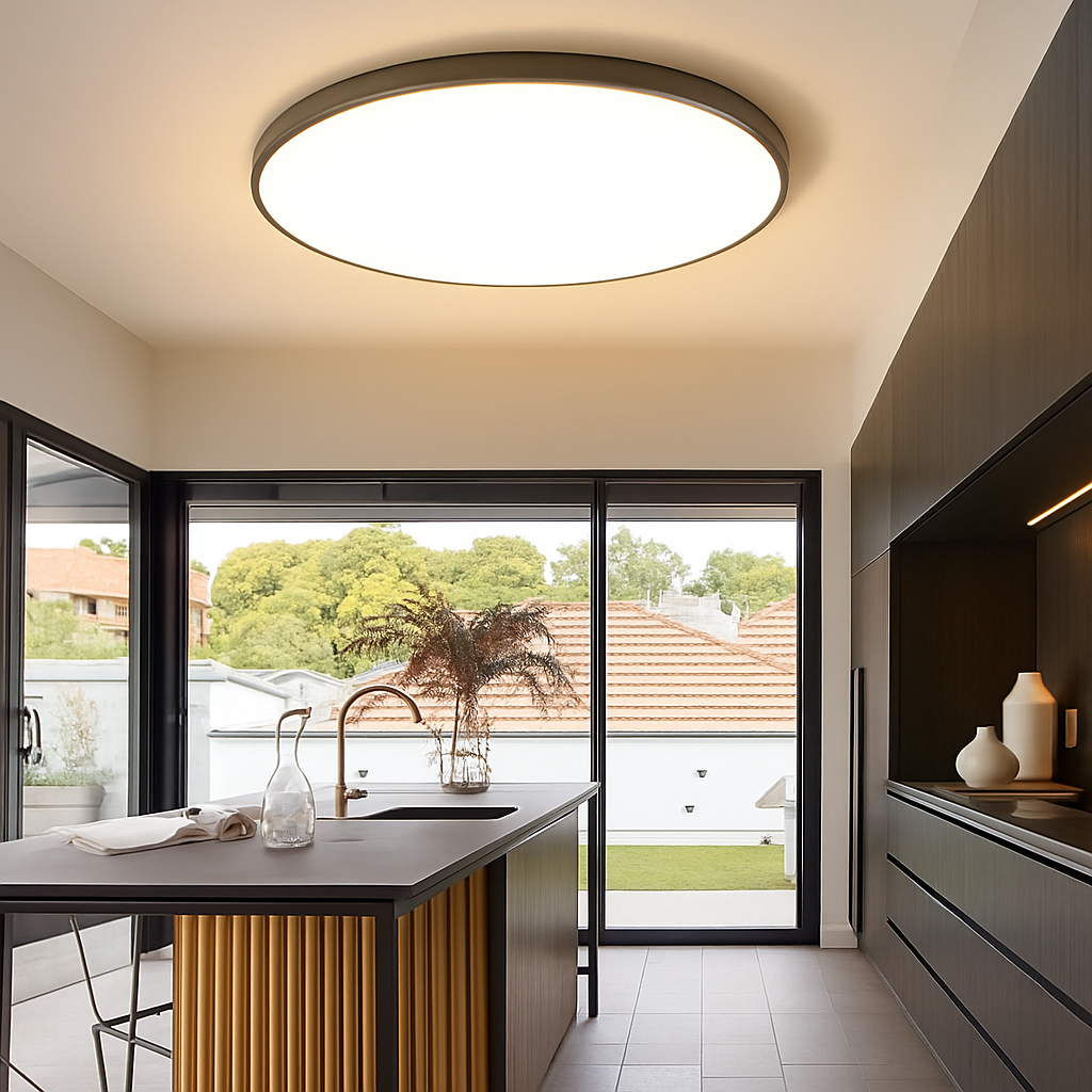 BowLift | Flush Mount LED Ceiling Light Modern Round